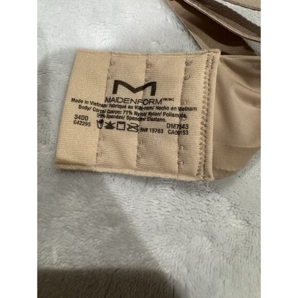 Maidenform DM7543 One Fabulous Fit 2.0 Tailored Demi T-Shirt Bra 34DD - Picture 6 of 6